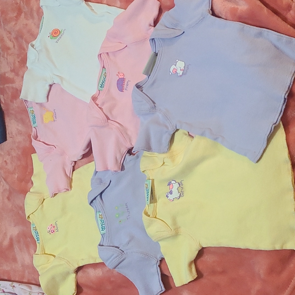Baby Shirts With One Bib.